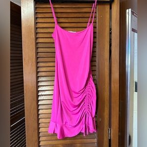 Hot Pink Mini Dress